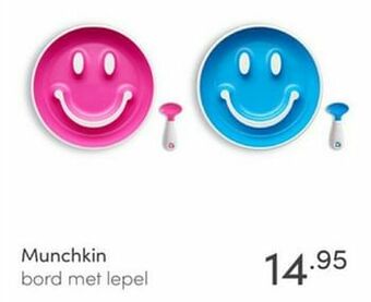 Baby & Tiener Munchkin bord met lepel aanbieding