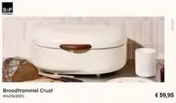 Multi bazar Broodtrommel Crust aanbieding