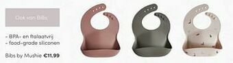 Baby & Tiener Bibs by mushie aanbieding