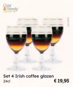 Multi bazar Set 4 Irish coffee glazen aanbieding