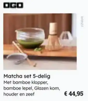 Multi bazar Matcha Set aanbieding