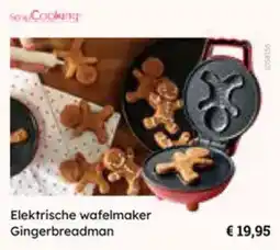 Multi bazar Elektrische wafelmaker Gingerbreadman aanbieding