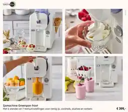 Multi bazar Ijsmachine Greenpan frost aanbieding