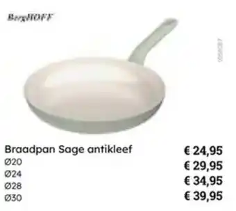 Multi bazar Braadpan Sage Antikleef aanbieding