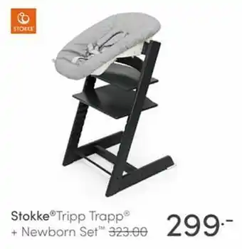 Baby & Tiener Stokke tripp trapp + newborn set aanbieding