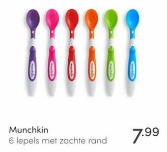 Baby & Tiener Munchkin 6 lepels met zachte rand aanbieding