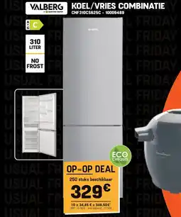 Electro Depot Valberg Koel/Vries Combinatie CNF310CS625C aanbieding