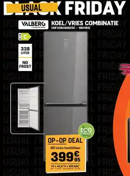 Electro Depot Valberg Koel/Vries Combinatie CNF338CGG625C aanbieding