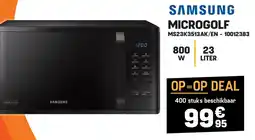Electro Depot Samsung MICROGOLF MS23K3513AK/EN aanbieding