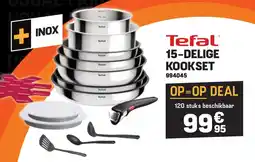 Electro Depot Tefal 15-DELIGE KOOKSET aanbieding