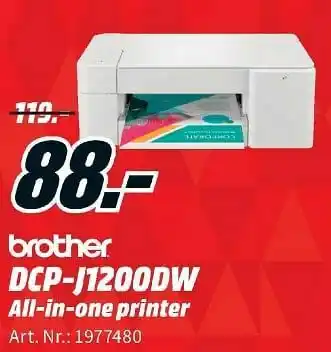 MediaMarkt Brother dcp-j1200dw all-in one printer aanbieding