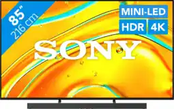 Coolblue Sony Bravia 3 85 XR Mini-LED (2025) + Sony Bravia Theatre Bar 9 aanbieding