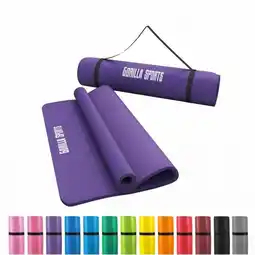 Decathlon Yogamat Deluxe - Paars 190 x 100 x 1,5 cm - Yoga Mat aanbieding
