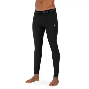 Decathlon Heren Wintersport thermische onderbroek Wolf Zwart aanbieding