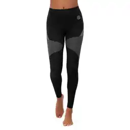 Decathlon Dames Wintersport compressiebroek Ultradry Zwart aanbieding