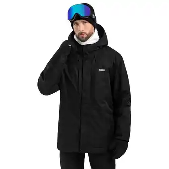 Decathlon Heren Wintersport snowboardjas W4 Vostock Zwart aanbieding
