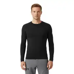 Decathlon Heren-T-shirt met lange mouwen van 100% merinowol - Finn 210 aanbieding