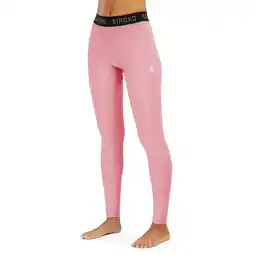 Decathlon Dames Wintersport thermische onderbroek Lotus Kauwgom Roze aanbieding