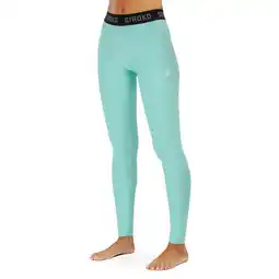 Decathlon Dames Wintersport thermische onderbroek Laax Turquoise aanbieding