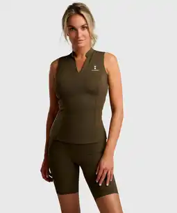 Decathlon Elegance Tennis/Padel/Golf T-shirt Dames Olive aanbieding