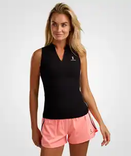 Decathlon Elegance Tennis/Padel/Golf T-shirt Dames Zwart aanbieding