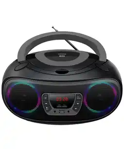 Decathlon Denver Draagbare Radio CD Speler - Bluetooth - Boombox - AUX - FM - TCL212BTG aanbieding