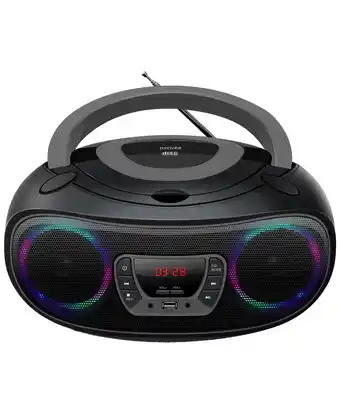 Decathlon Denver Draagbare Radio CD Speler - Bluetooth - Boombox - AUX - FM - TCL212BTG aanbieding