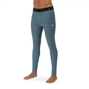 Decathlon Heren Wintersport thermische onderbroek Lift Staalblauw aanbieding