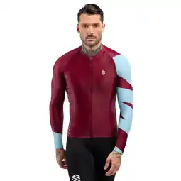 Decathlon Heren Fietsen wielershirt lange mouw M2 Road Trip Bordeaux aanbieding