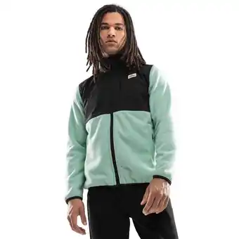 Decathlon Heren Wintersport ripstop fleecejack Stoos Groen aanbieding