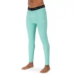 Decathlon Heren Wintersport thermische onderbroek Icy Turquoise aanbieding
