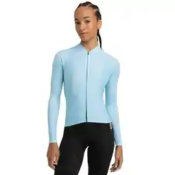 Decathlon Dames Fietsen wielershirt lange mouw M2 Prix Turquoise aanbieding