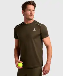Decathlon Performance Tennis/Padel T-shirt Heren Olive aanbieding
