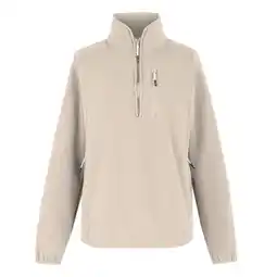 Decathlon Frankie isolerende fleecetrui met 1/2 rits voor dames aanbieding