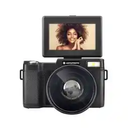 Electro Depot Digitale camera AGFAPHOTO VLG4KDIGS Vlogging-pack 24 MP 4K aanbieding