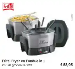 Multi bazar Fritel Fryer en Fondue in 1 aanbieding