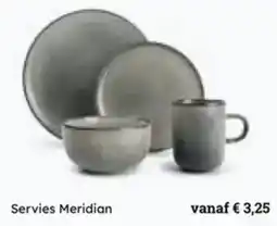 Multi bazar Servies Meridian aanbieding