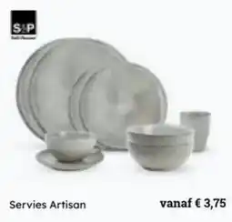 Multi bazar Servies Artisan aanbieding
