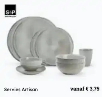 Multi bazar Servies Artisan aanbieding