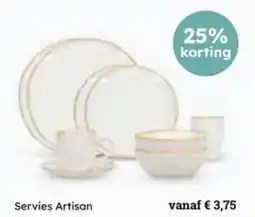 Multi bazar Servies Artisan aanbieding