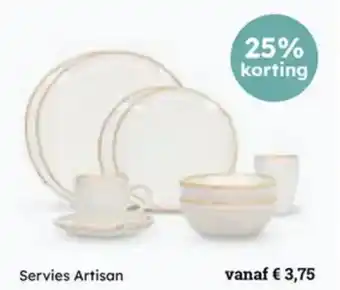 Multi bazar Servies Artisan aanbieding