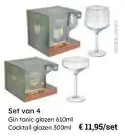Multi bazar Gin Tonic Glazen / Cocktail Glazen aanbieding