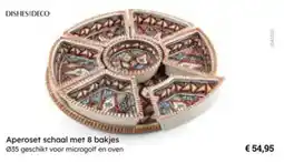 Multi bazar Dishes Deco Aperoset Schaal met 8 Bakjes aanbieding