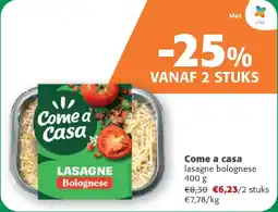Comarkt Come a Casa Lasagne Bolognese aanbieding