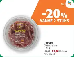 Comarkt Tapero Spaanse Fuet aanbieding