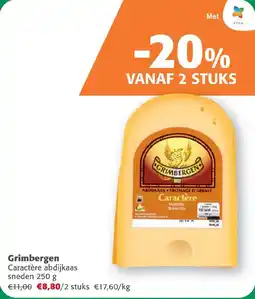 Comarkt Grimbergen Caractère abdijkaas sneden aanbieding