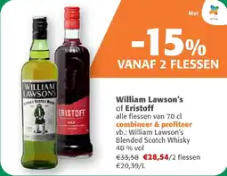 Comarkt William Lawson's of Eristoff aanbieding