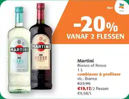 Comarkt Martini Bianco of Rosso aanbieding