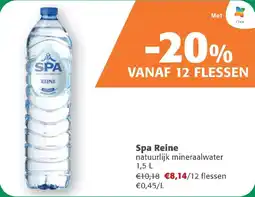 Comarkt Spa Reine natuurlijk mineraalwater aanbieding