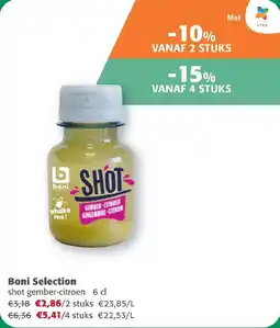 Comarkt Boni Selection Shot Gember Citroen aanbieding